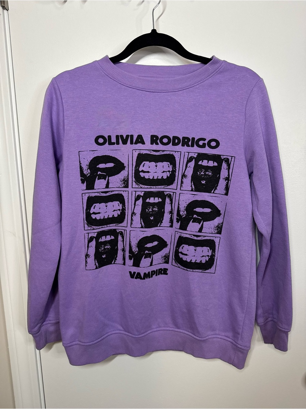 Olivia Rodrigo Vampire Merch Crewneck Sweatshirt
